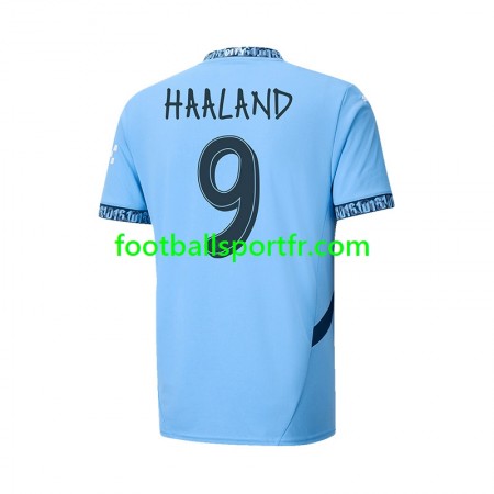 Tenue Manchester City UCL Font Haaland 9 Domicile 2024-2025 Maillot de Foot